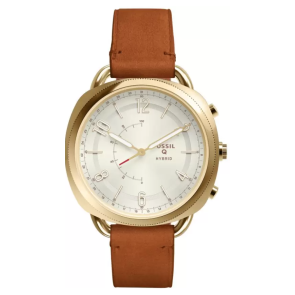 Bracelet de montre Fossil FTW1201 Cuir Cognac 16mm